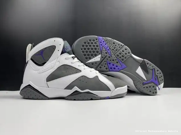 Official Maikesneakers Retro CU9307-100 Jordan 7 Flint (2021) 0523